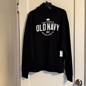 Old Navy Black Graphic Hoodie